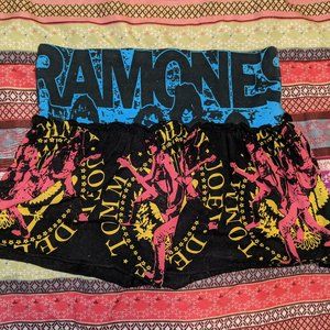 GlamHead Ramones Mini Skirt M